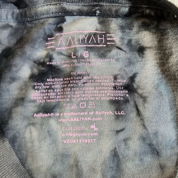 Aaliyah Princess Of R&B Tie Dye Tshirt With Graphics Size Large - Picture 4 of 5